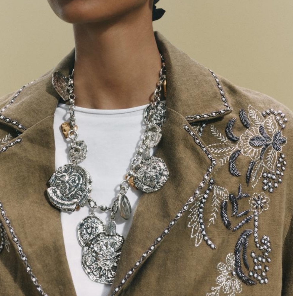 ZARA HEARTS AND MEDALLIONS NECKLACE
